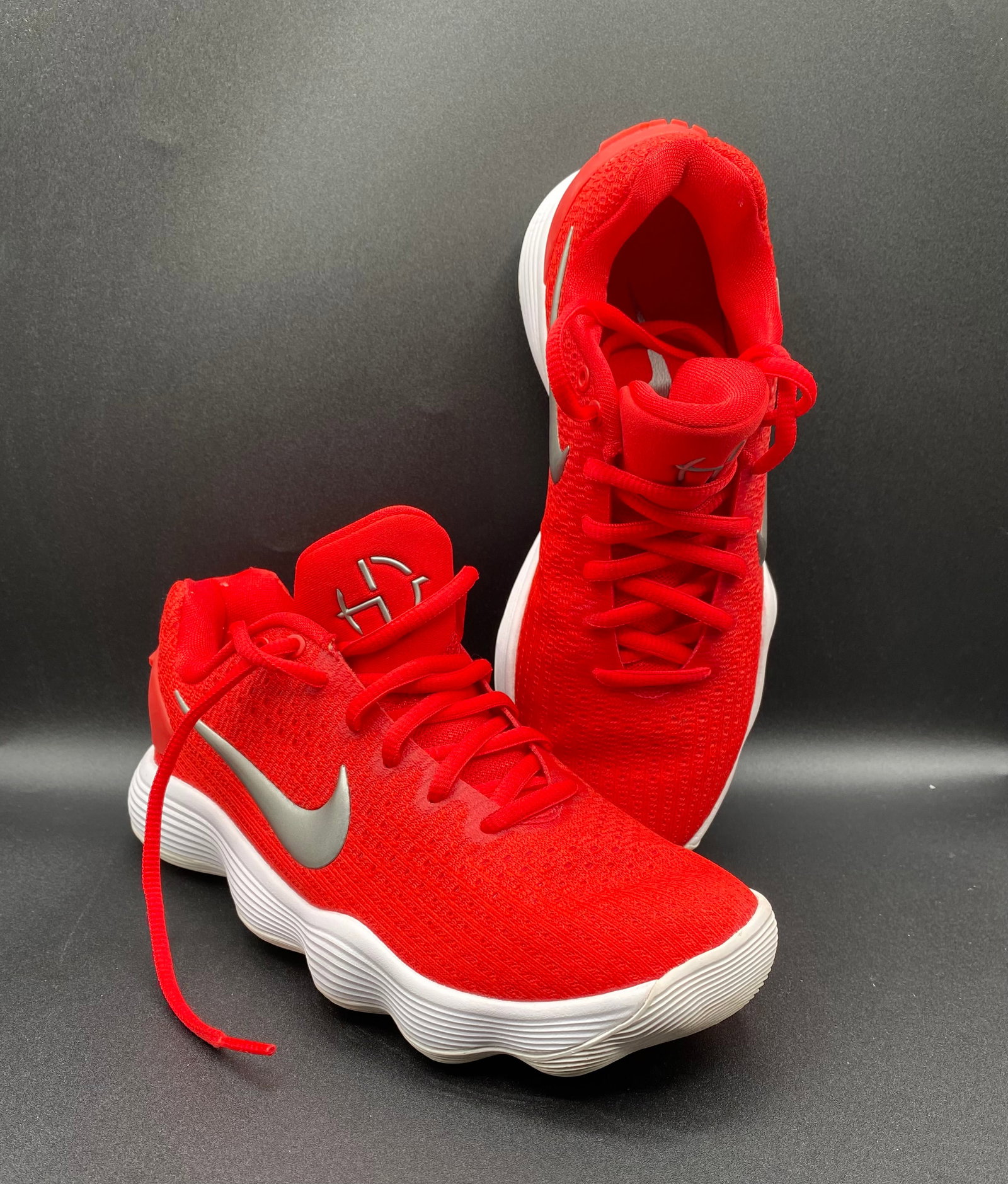 Nike React Hyperdunk 2017 Low "University Red" Basketball Shoes (1 of 3)