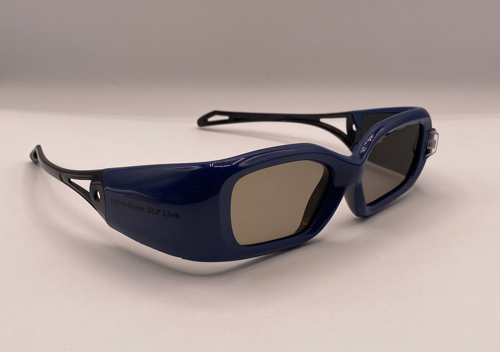 Ultimate3DHeaven Ultra-Clear DLP Link Active 3D Glasses - Navy Blue (1 of 2)