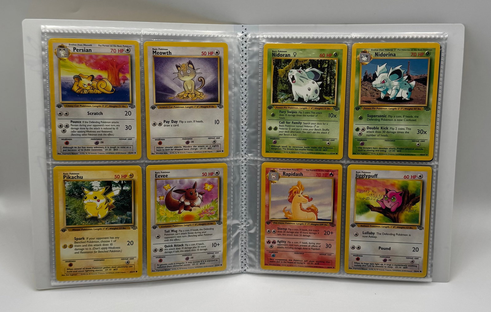 1999 Pokemon 1st Edition Jungle Set Binder (1 of 4)