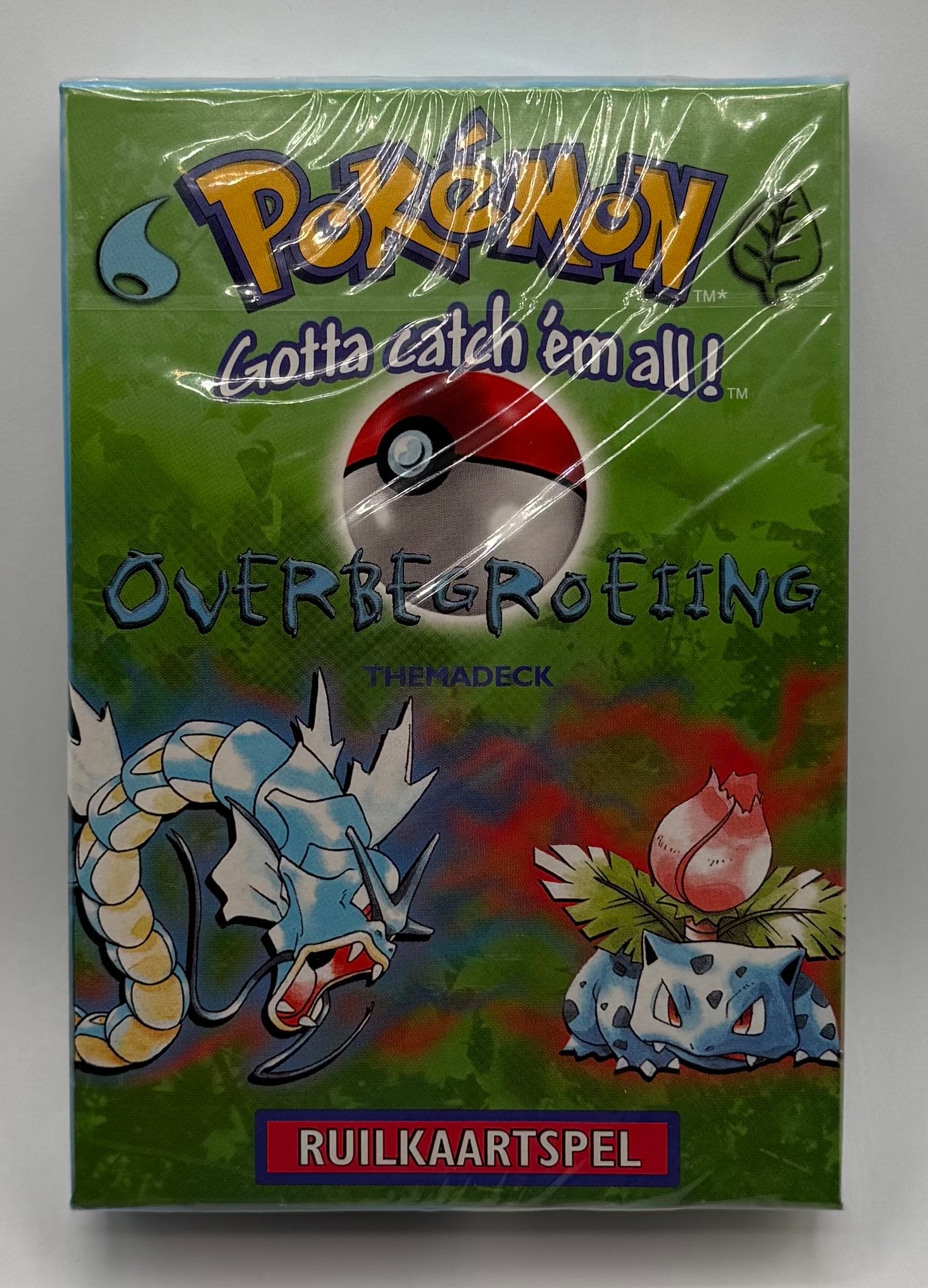Sealed 1999 Pokemon Overgrowth Dutch Pokemon Theme Deck: Rare Sealed 1999 Pokemon Overgrowth Dutch Pokemon Theme Deck