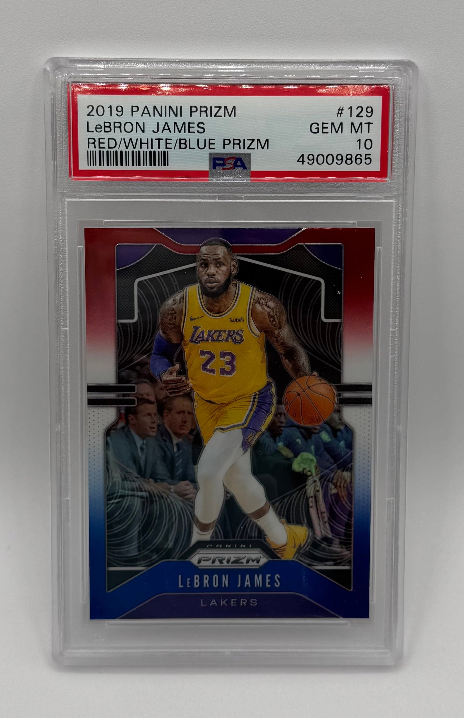 LeBron James Red/White/Blue Prizm PSA 10 (1 of 2)