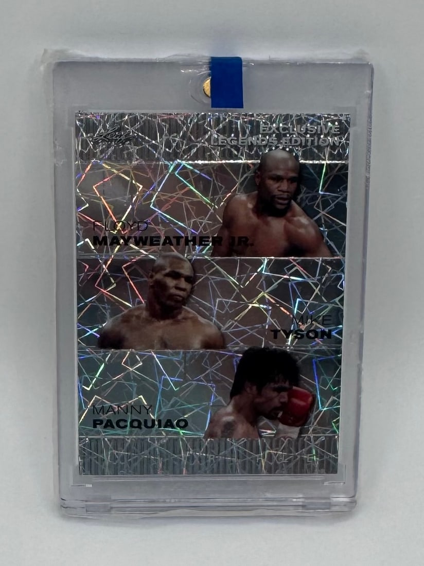 Floyd Mayweather, Mike Tyson, and Manny Pacquiao Holo /25 (1 of 2)