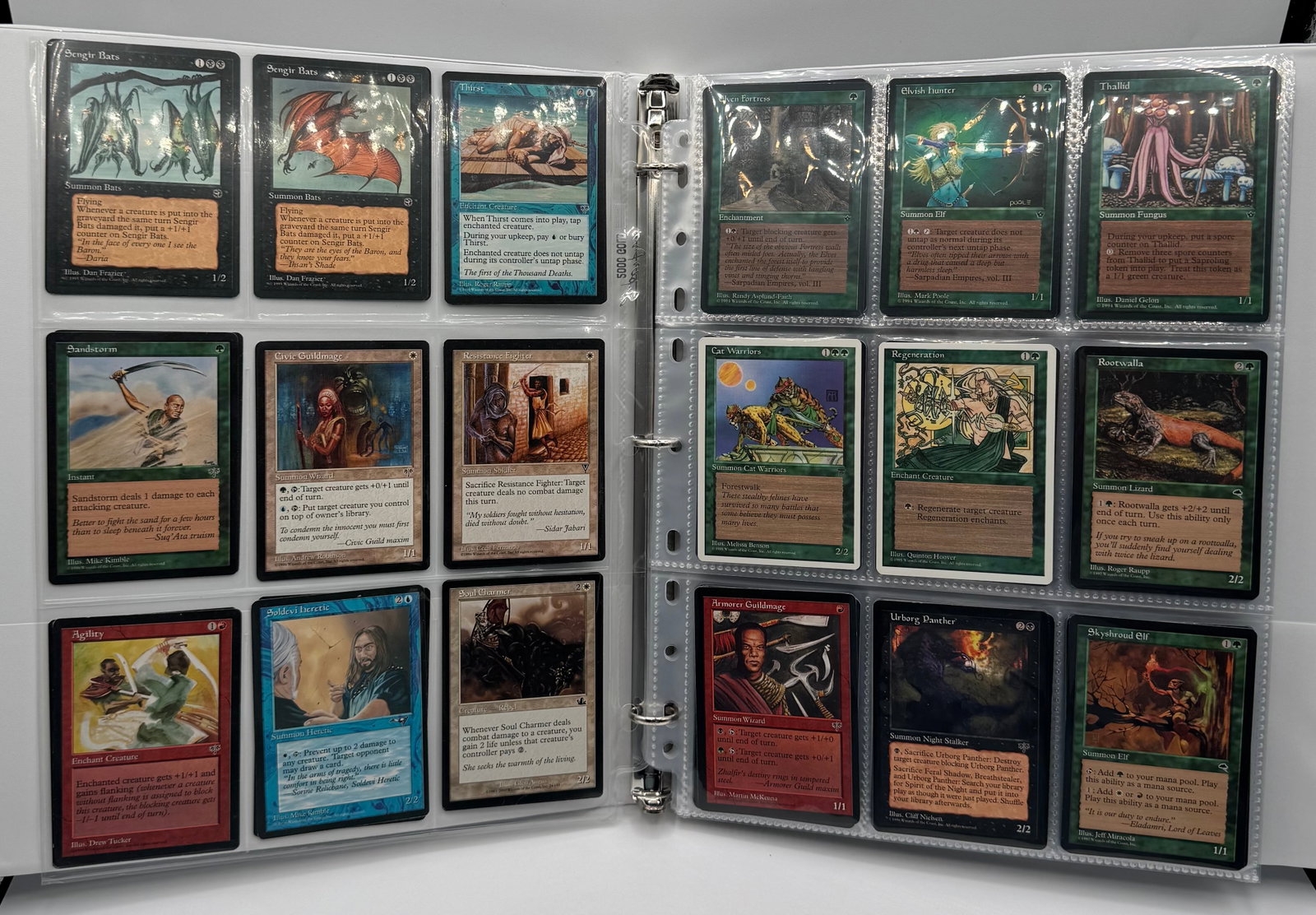 1990s Magic The Gathering Trading Cards Binder (1 of 5)