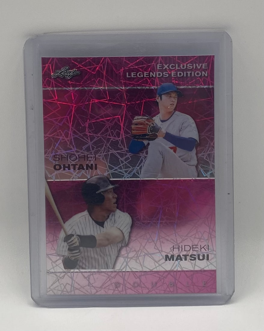 Shohei Ohtani & Hideki Matsui Pink Holo /10 (1 of 2)