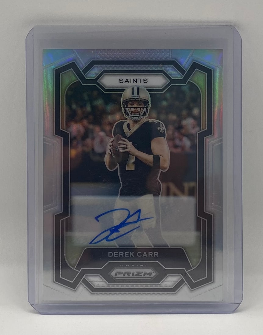 Derek Carr Auto Card (1 of 2)