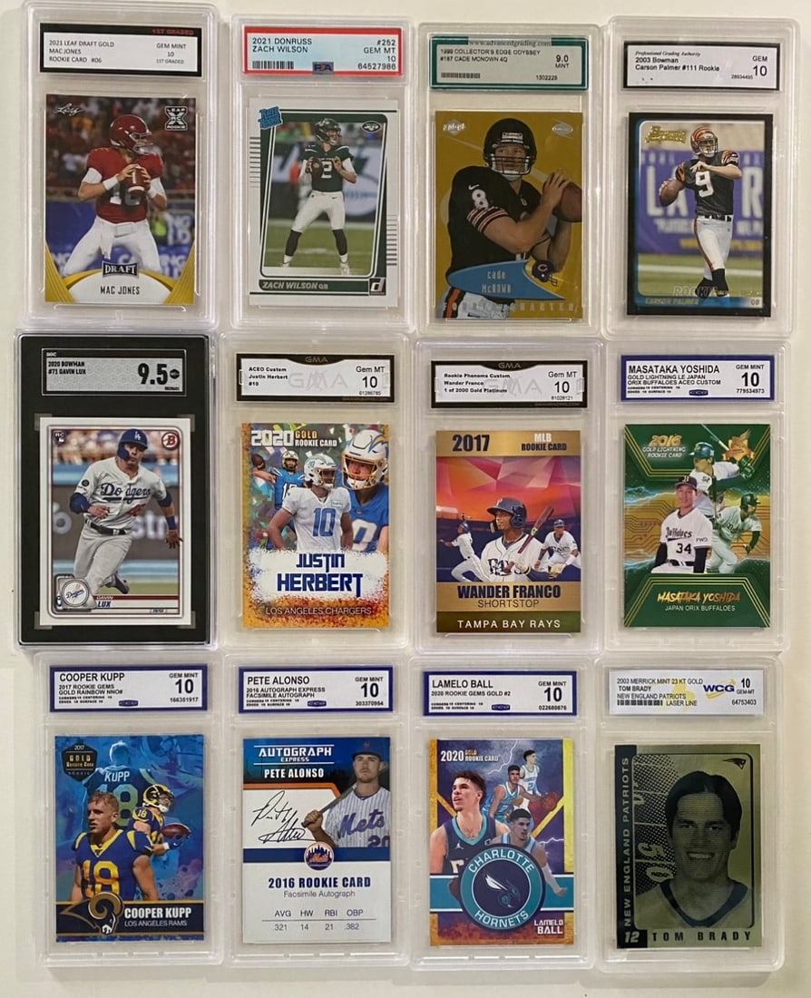 Tom Brady, Justin Herbert, LaMelo Ball, Cooper Kupp & More Cards Lot (1 of 2)