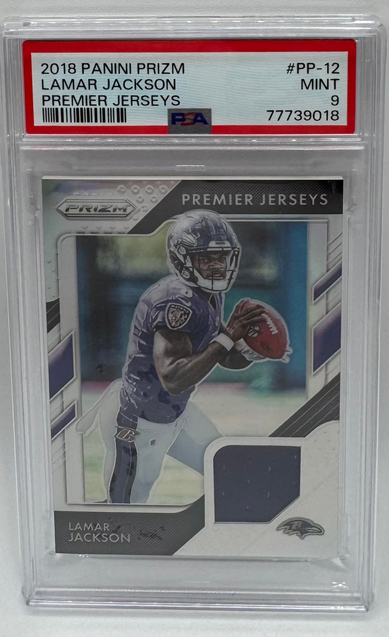 Lamar Jackson Rookie Jersey Patch (1 of 2)