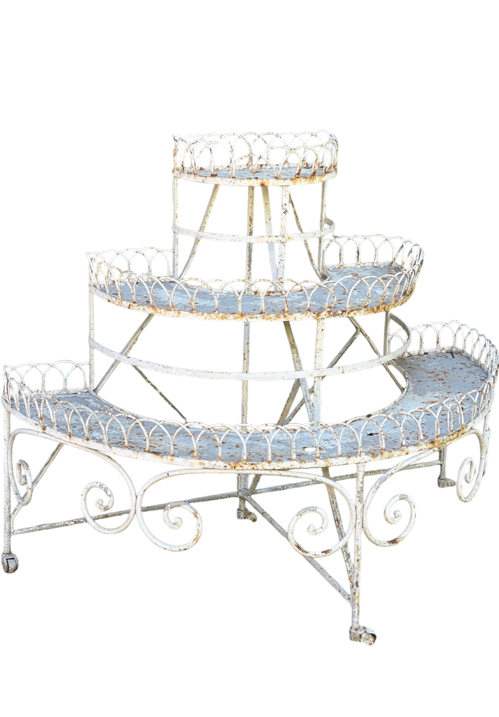 Antique Tiered Iron Plantstand (1 of 4)