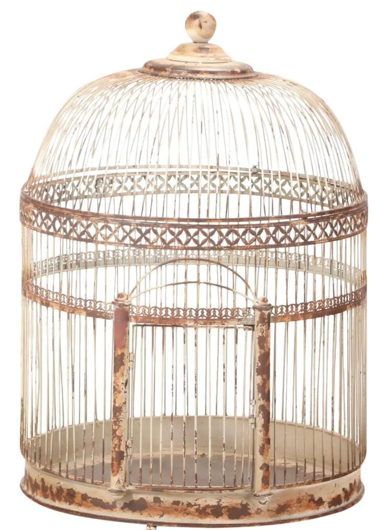 Antique Iron Birdcage (1 of 4)