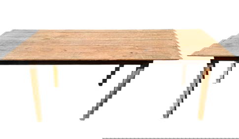 Antique French Wood Farm Table (1 of 3)