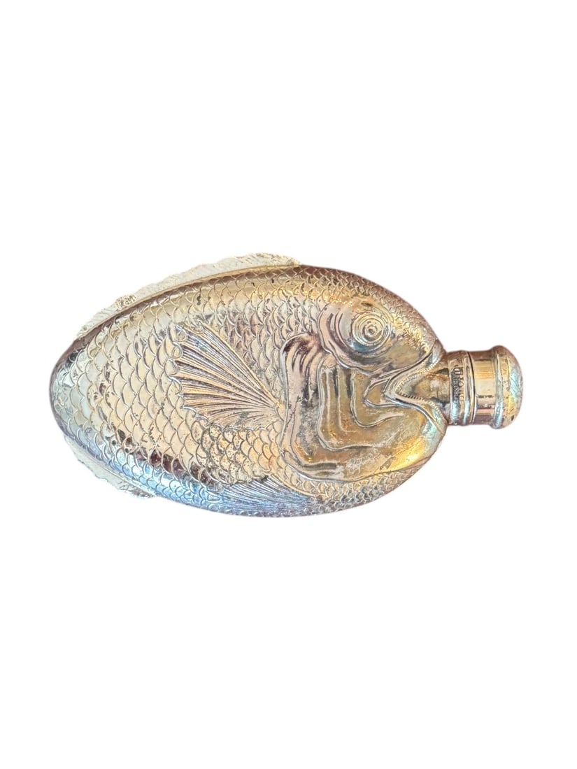 Antique Fish Flask (1 of 3)