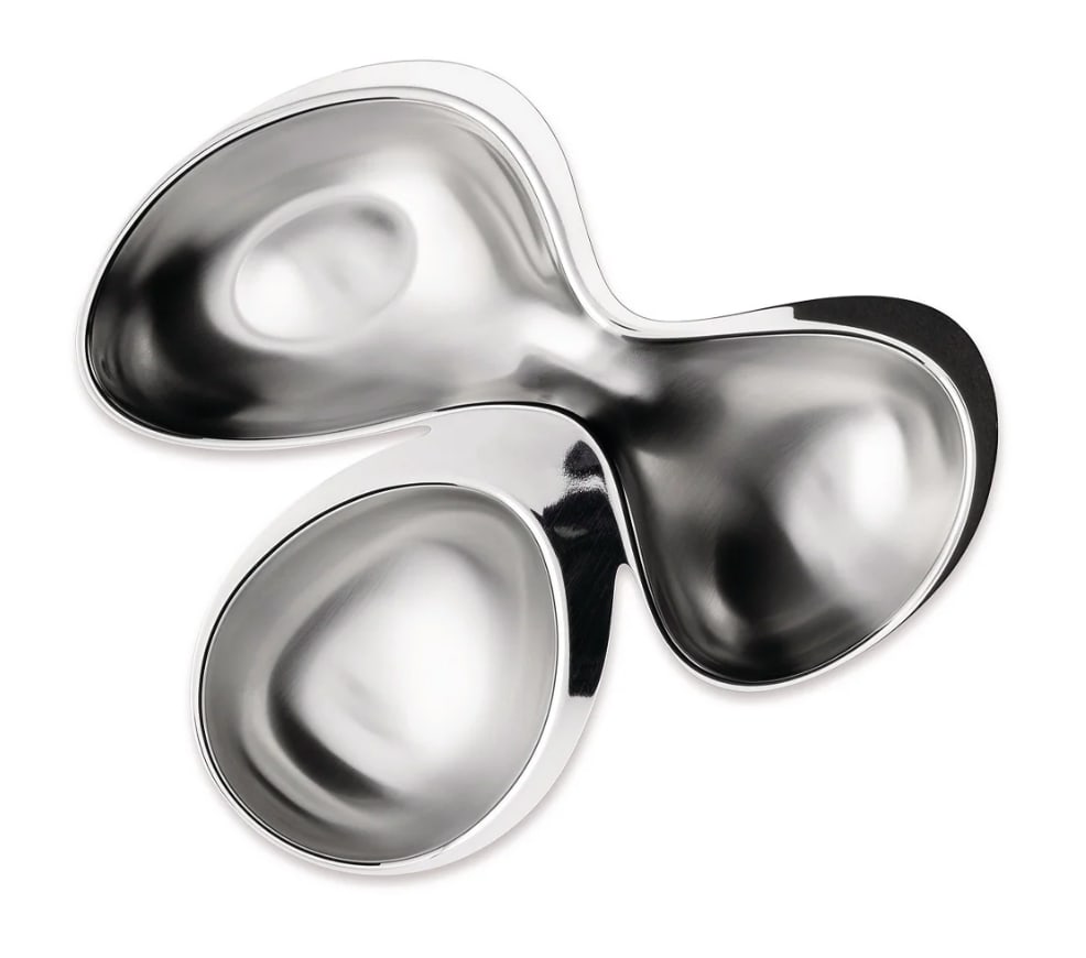 Alessi Nut Bowl: Alessi Nut Bowl. DIMENSIONS: 9” x 9” x 1.5”