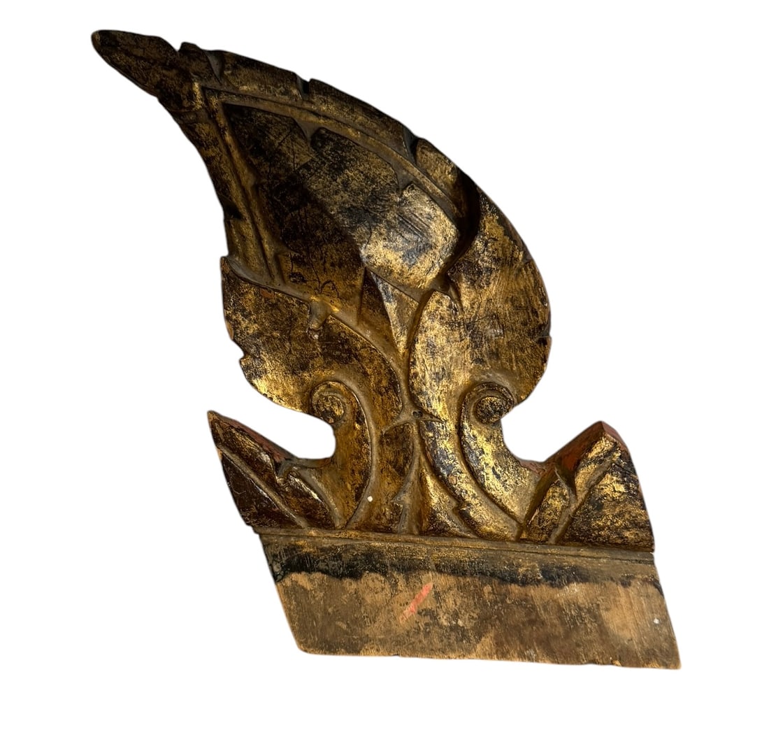Antique Thai carved flame (1 of 3)
