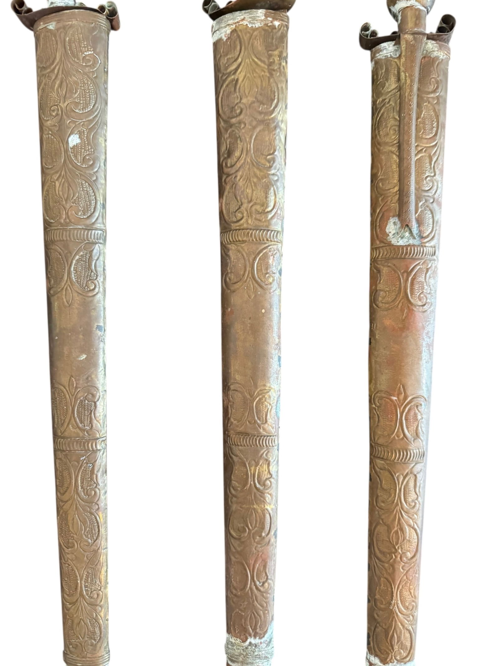 Five antique Thai daggers - 7