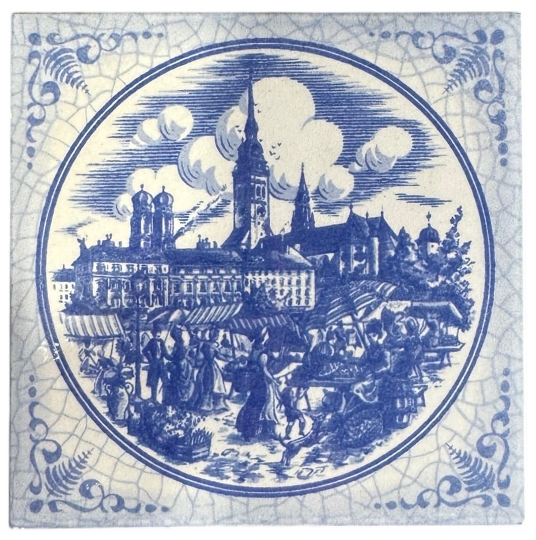 Vintage delft tile: Vintage delft tile