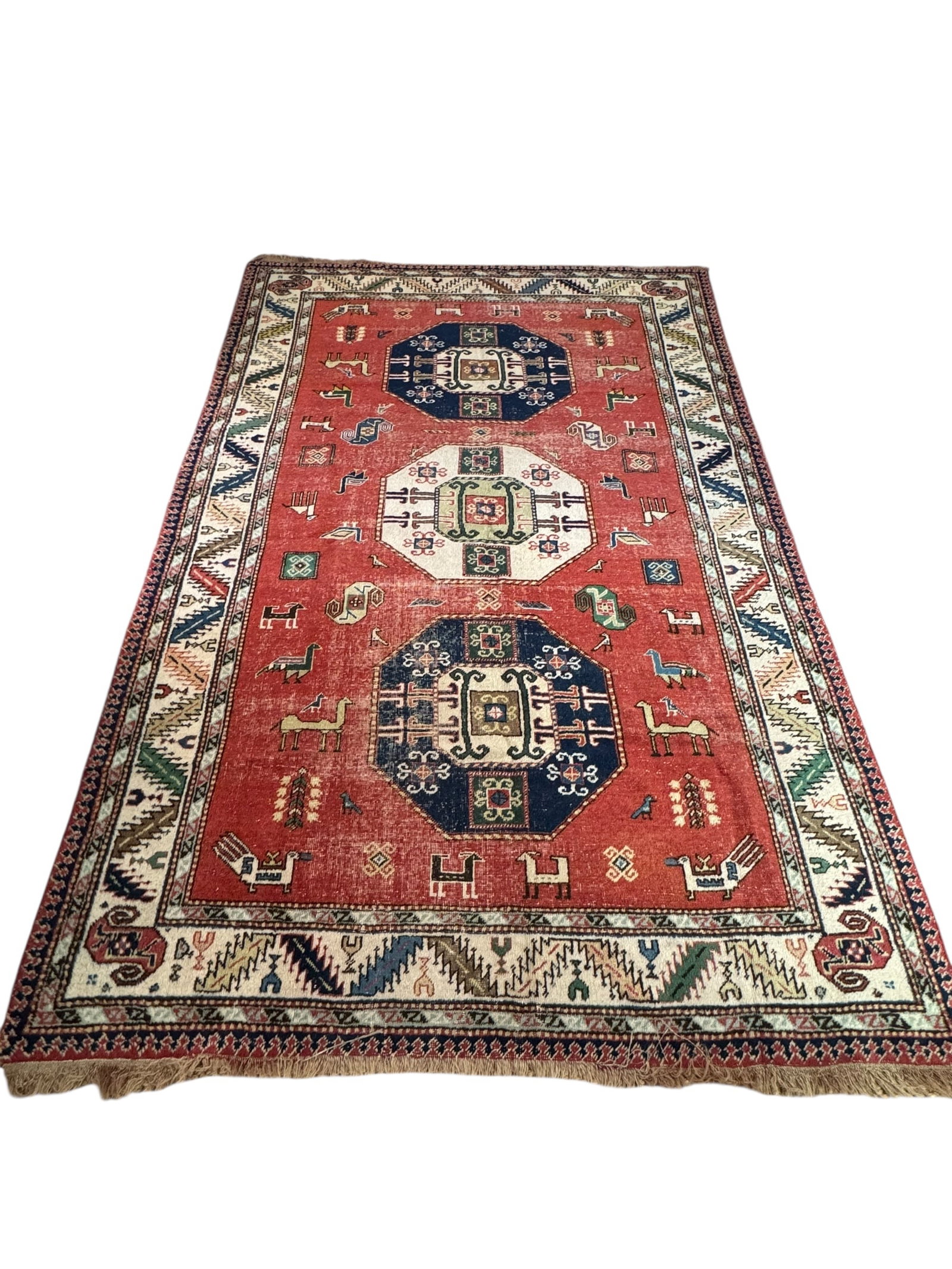 Caucasian rug depicting camels (1 of 5)