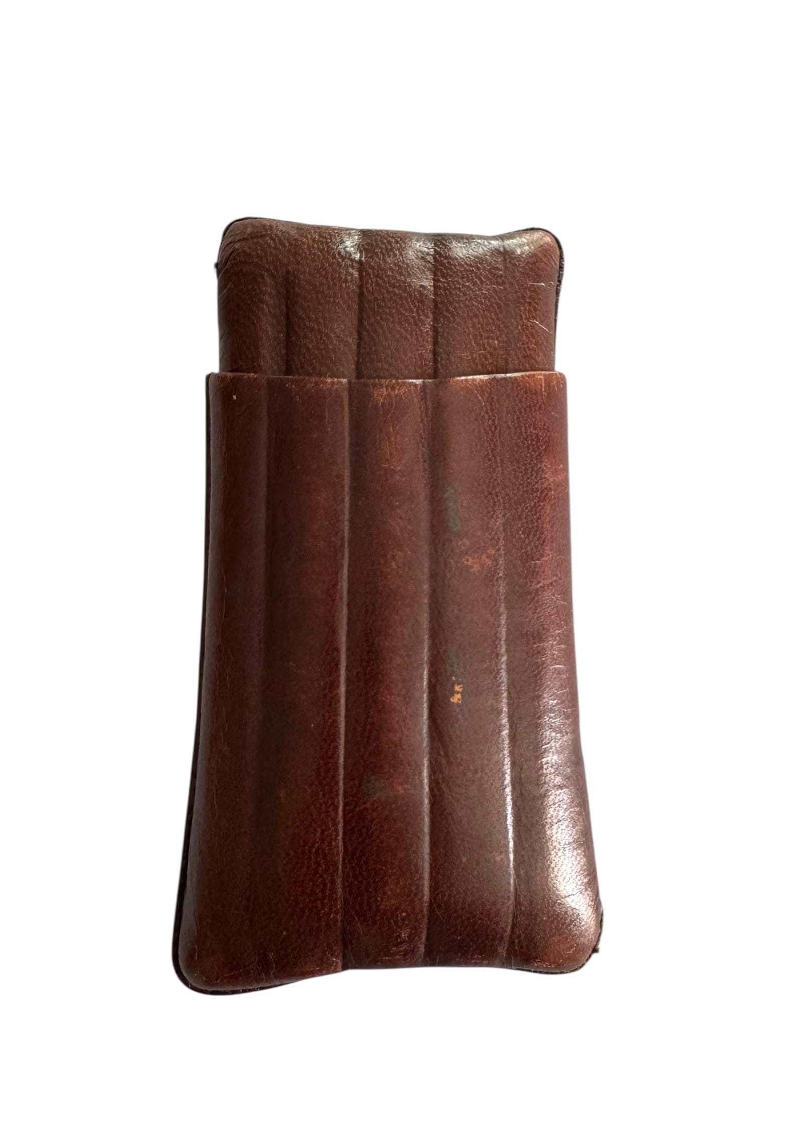 Leather portable cigar case - 5