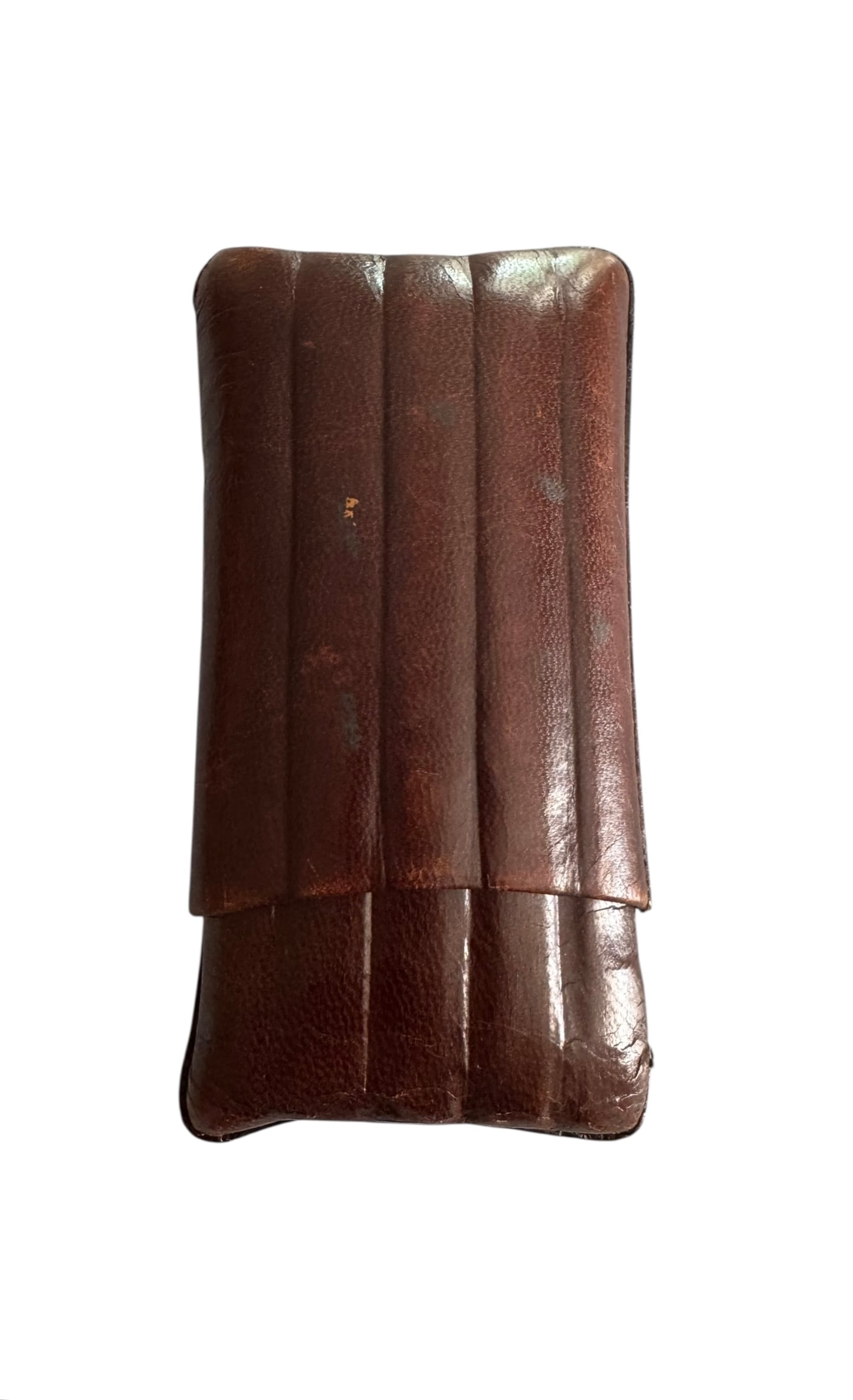 Leather portable cigar case - 6