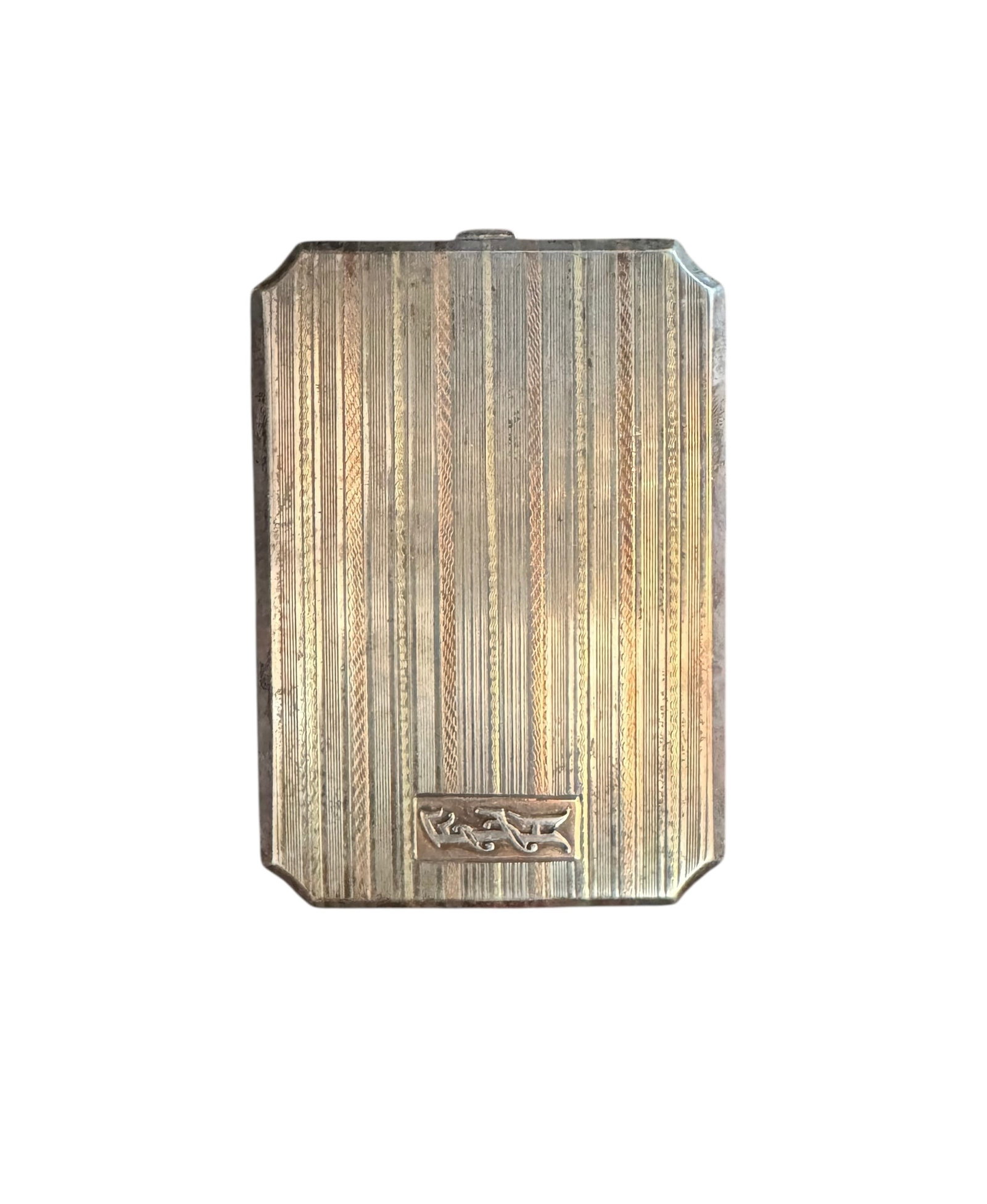 Antique silver cigarette holder - 2