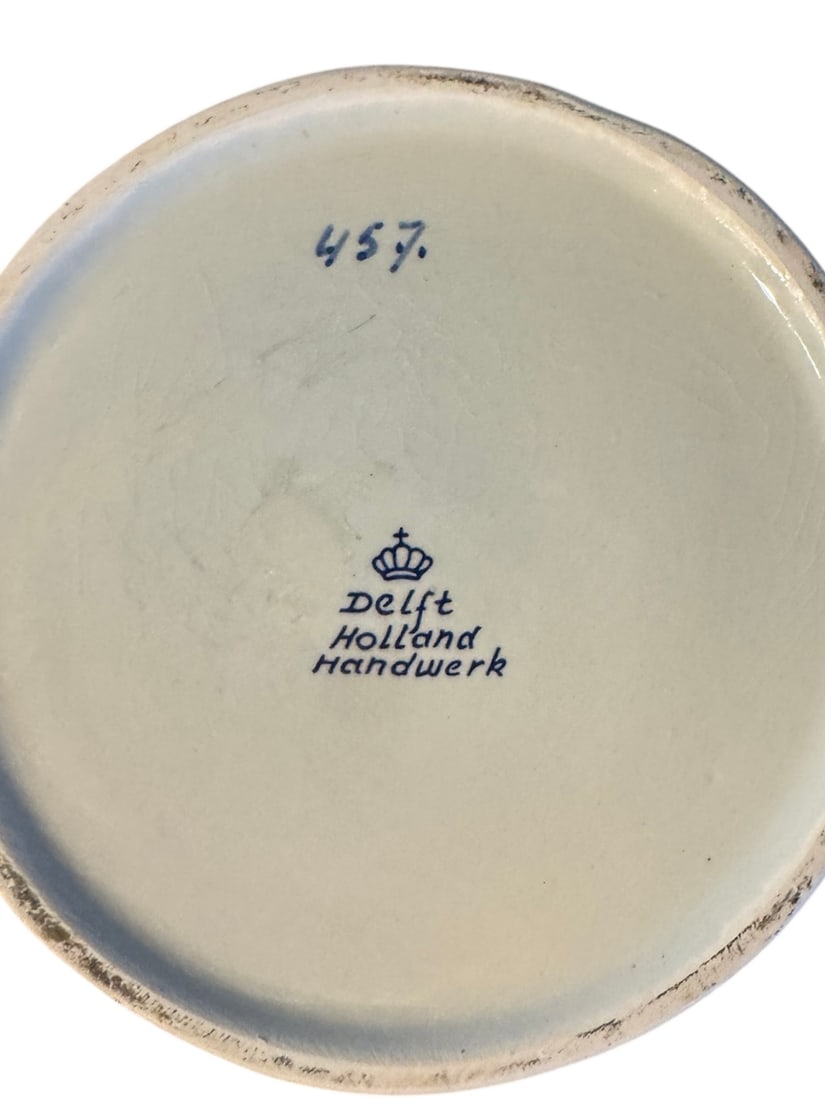 Small Delft gourd vase - 5