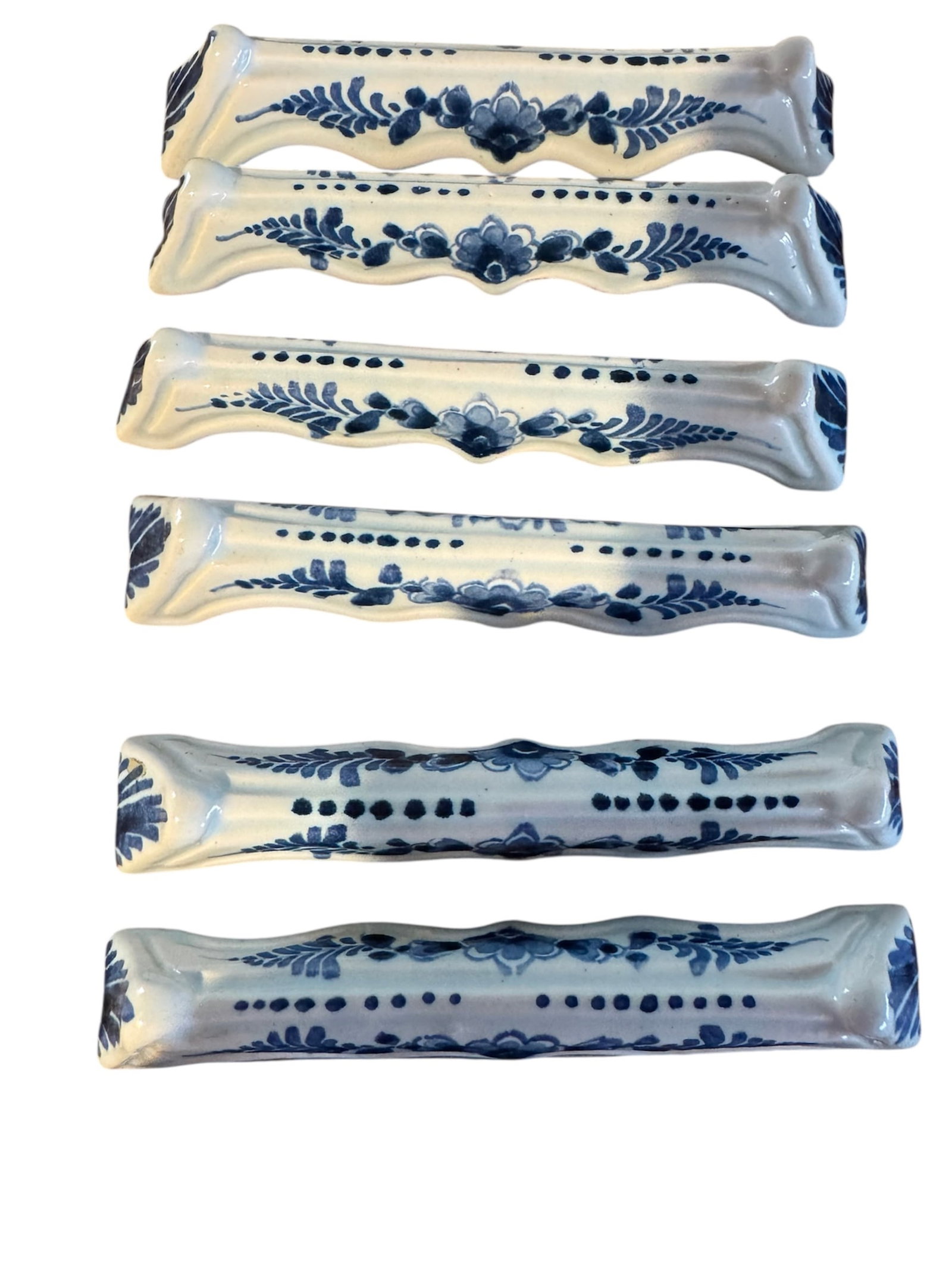 Assorted Delft Knife Rests - 4