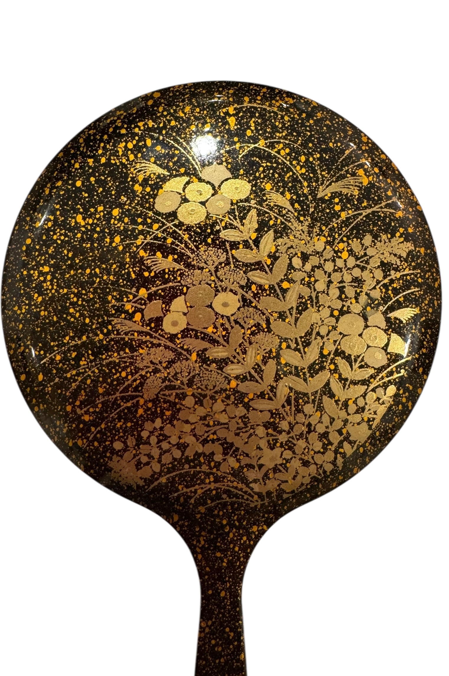Japanese Lacquered Handheld Mirror - 2