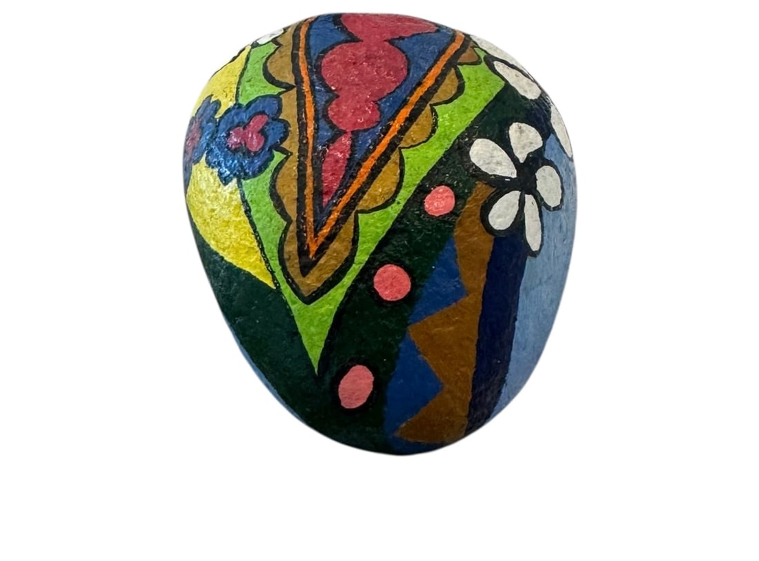 Hippie-Era Painted Rock - 2