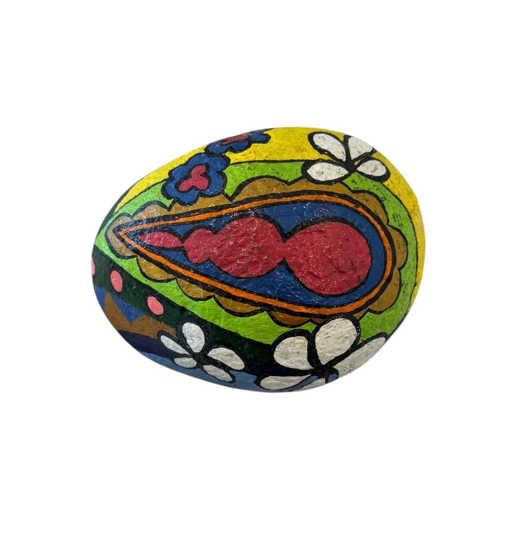 Hippie-Era Painted Rock - 3
