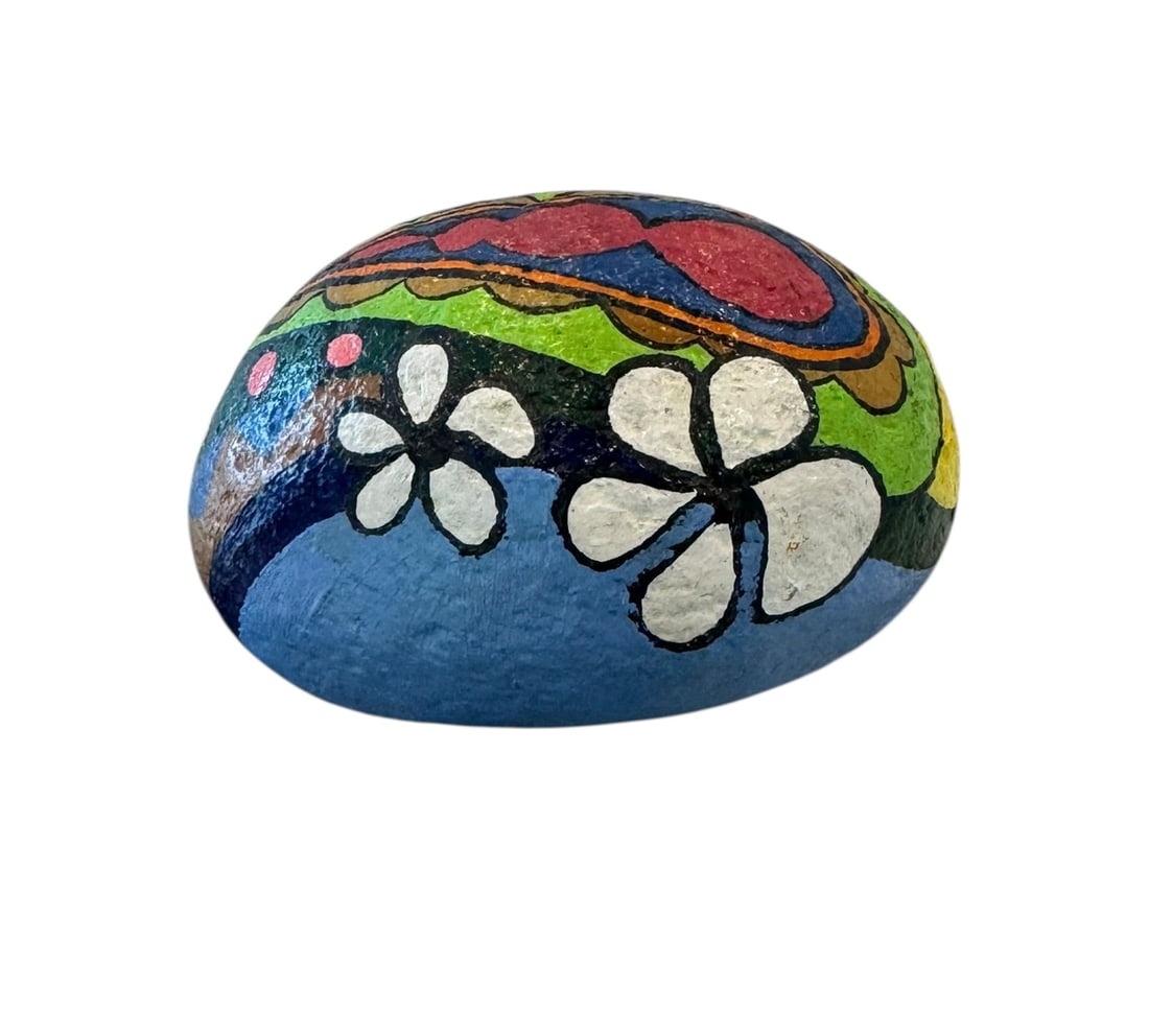Hippie-Era Painted Rock - 4