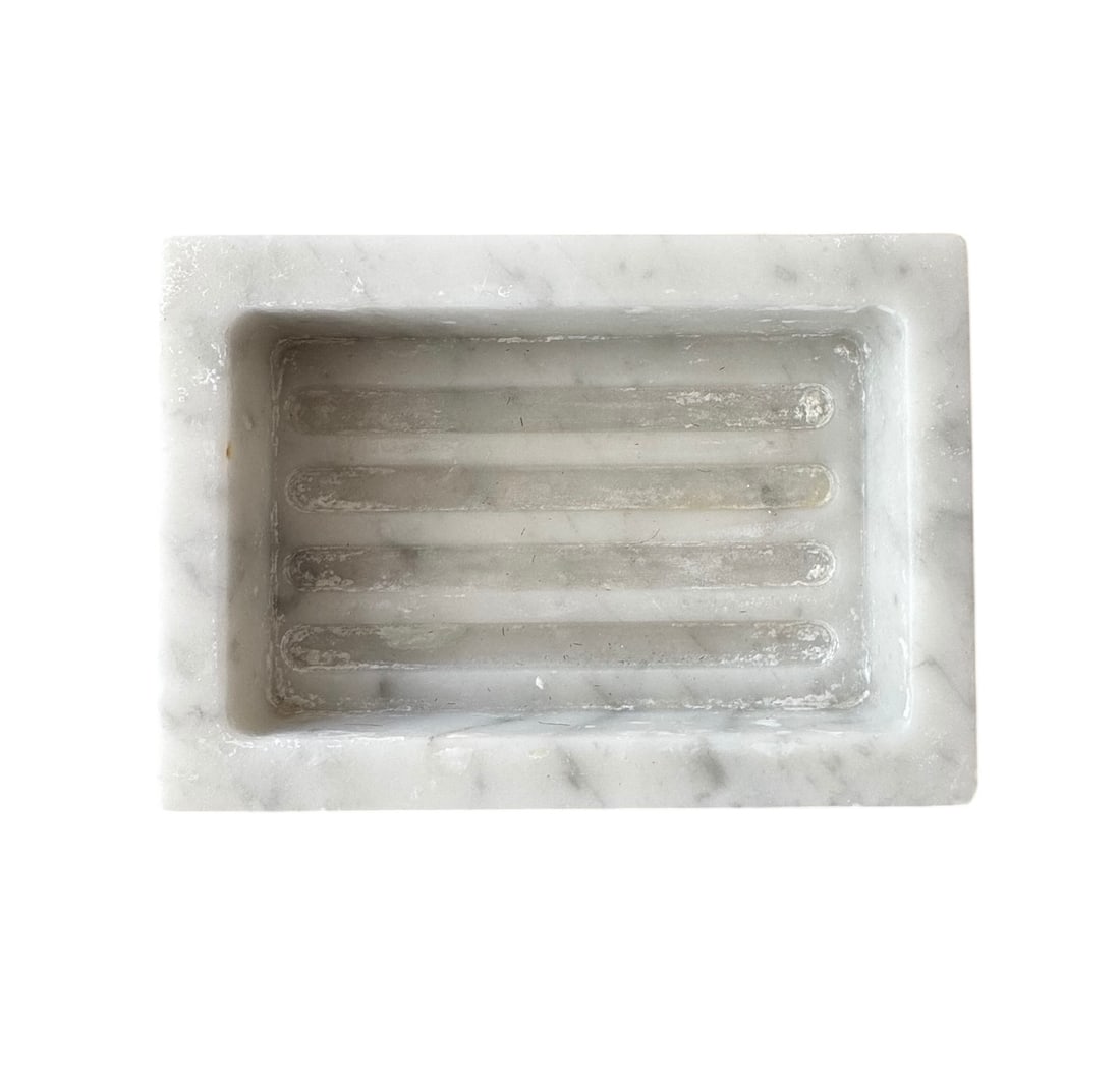 Carrara Marble Soap Dish - 3