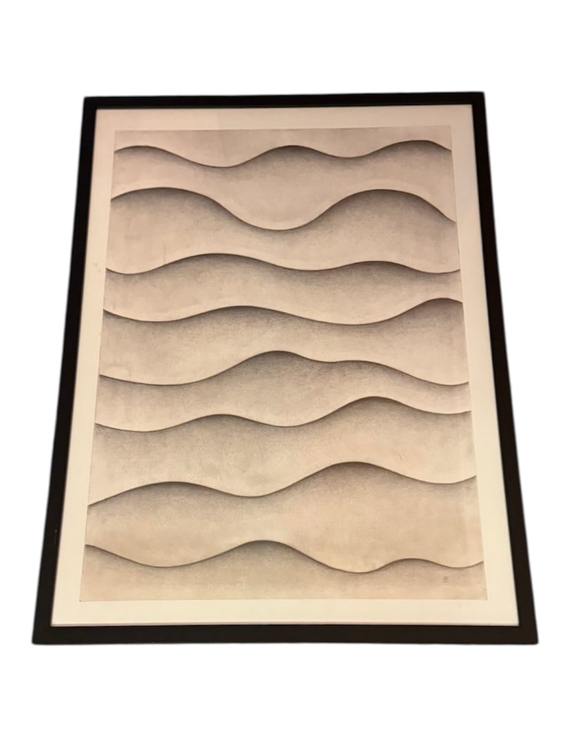 Tim Grovesnor, "Shock Waves," Graphite on Paper - 2