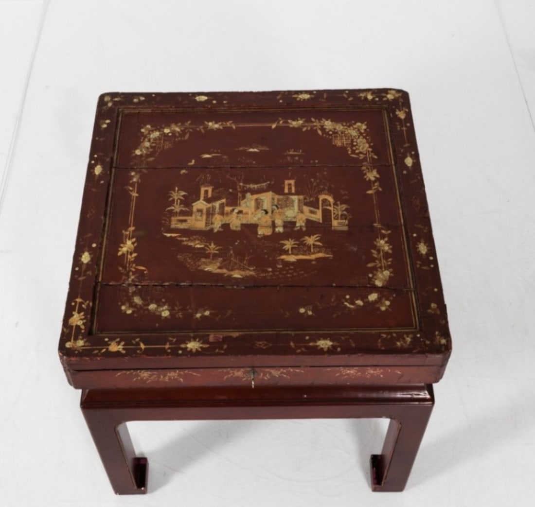 Rare Japanese Kimono Box Table - 2