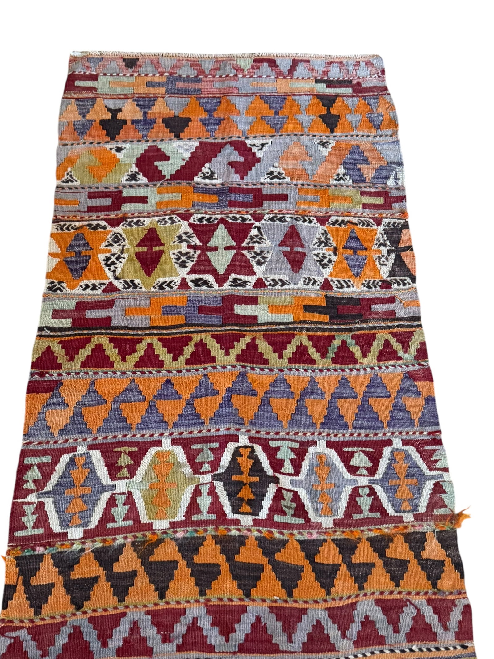 Multicolored Turkish Rug - 5