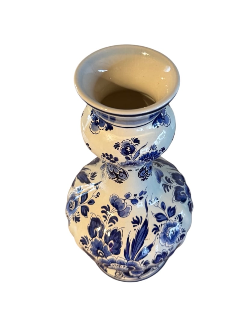 Small Delft Gourd Vase - 4