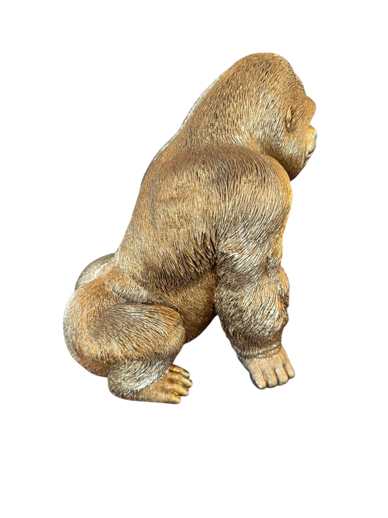 Small Gold Gorilla Figure - 2