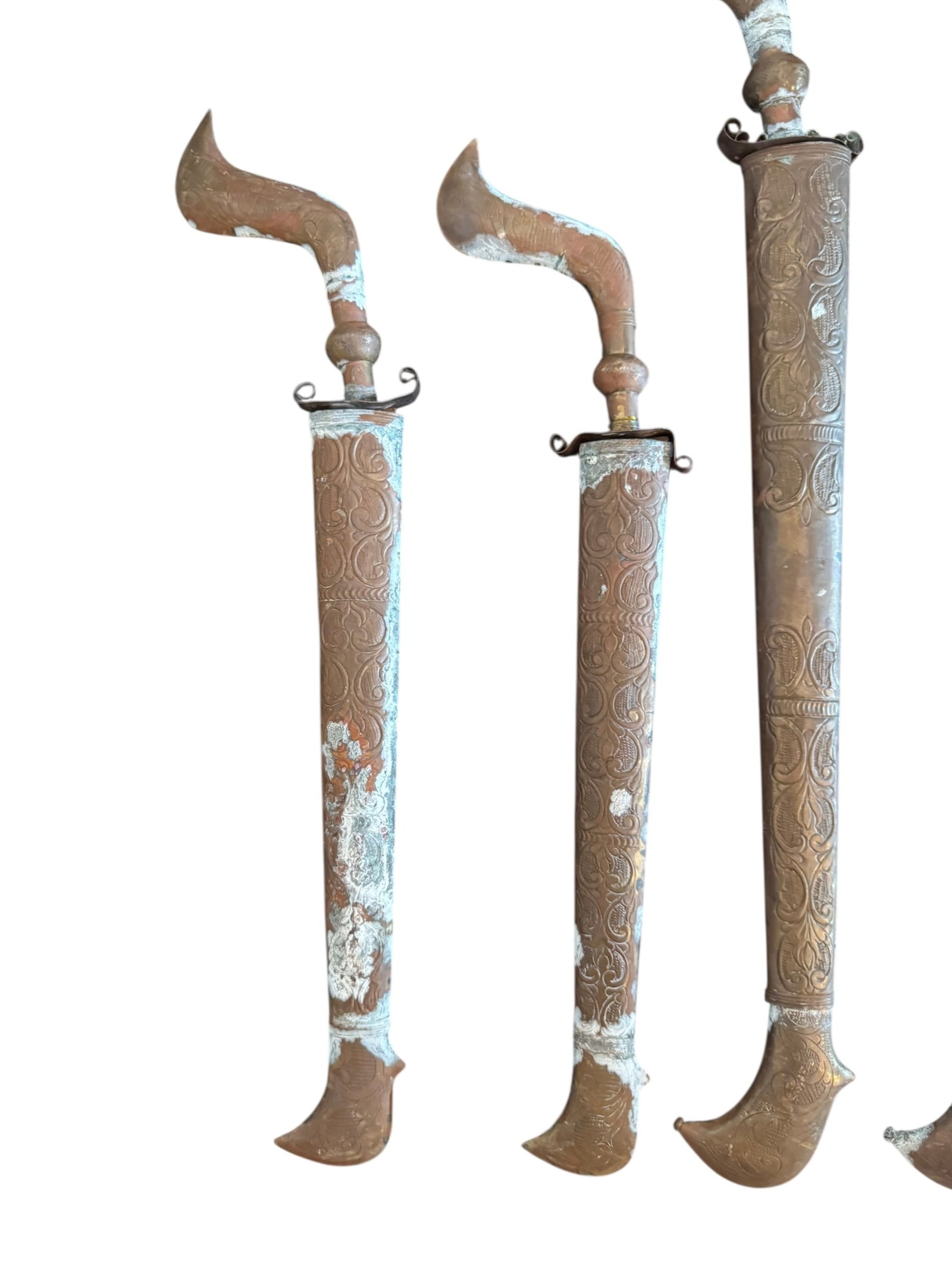 Five Antique Thai Daggers - 2