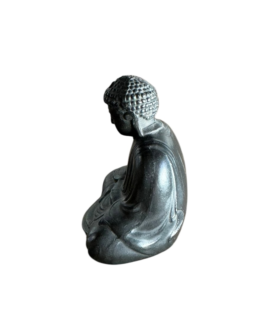 Black Stone Buddha Figure - 3