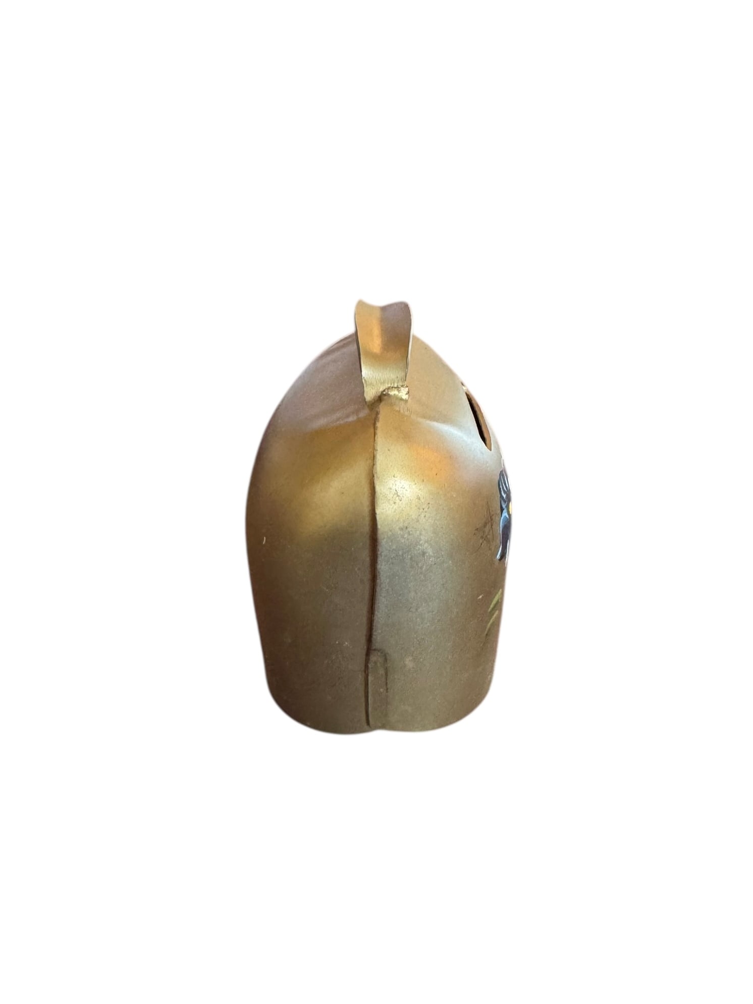 Painted Brass Cow Bell - 2