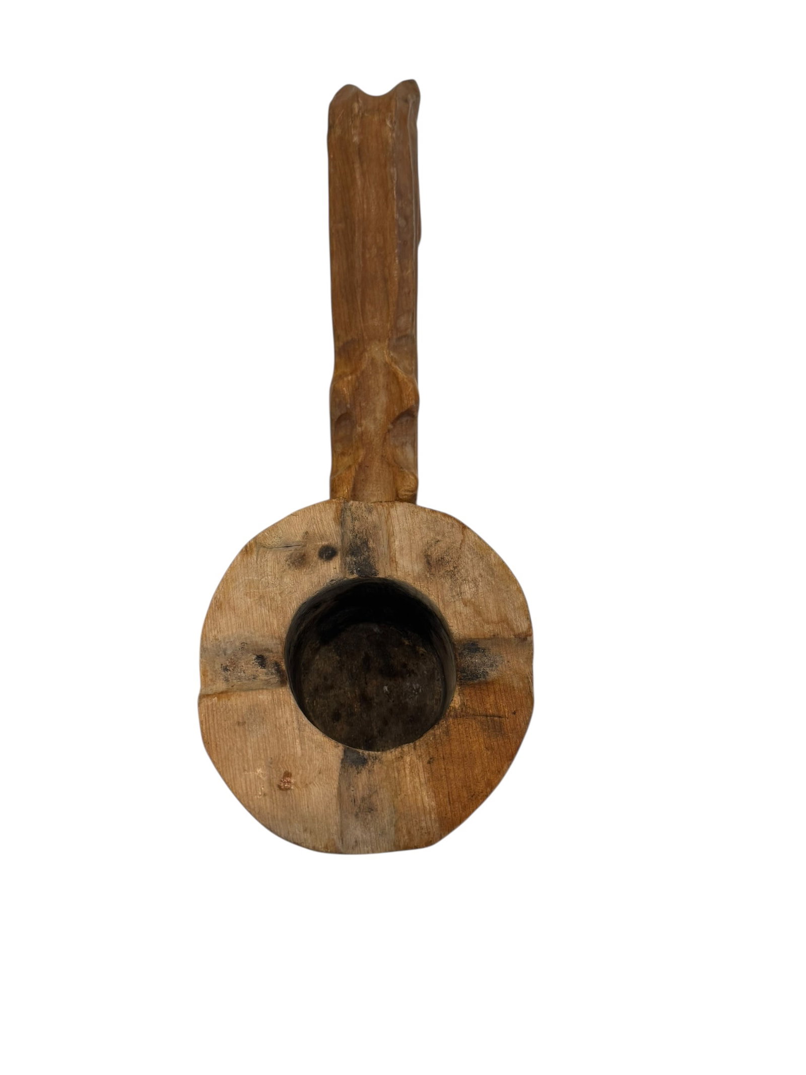 Large Wooden Pipe-Shaped Ashtray - 2