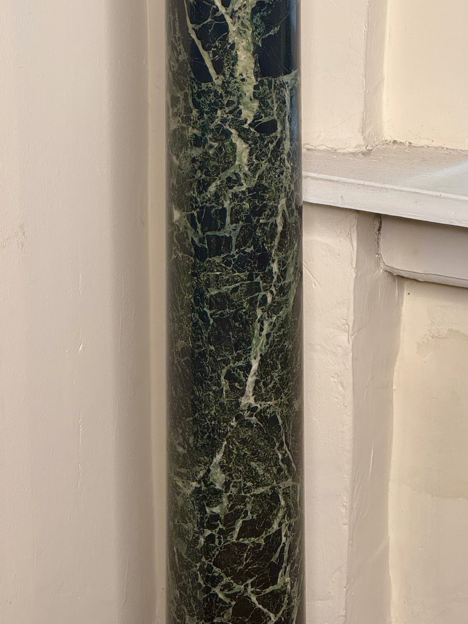 Antique Green Marble Pedestal - 6