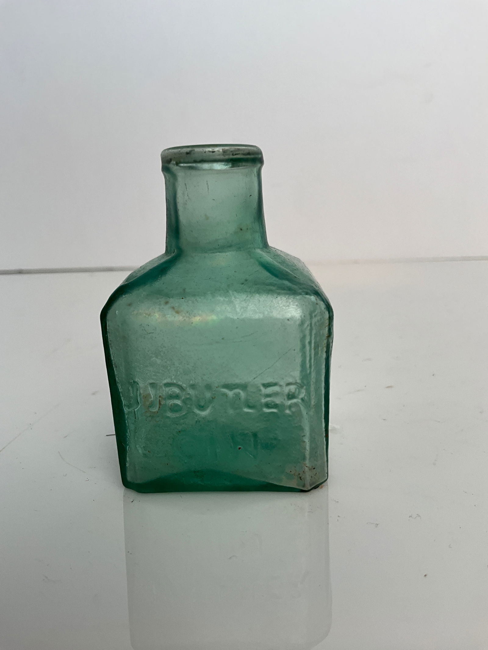 Rare small square Open Pontiled J.J. Butler ink (1 of 6)