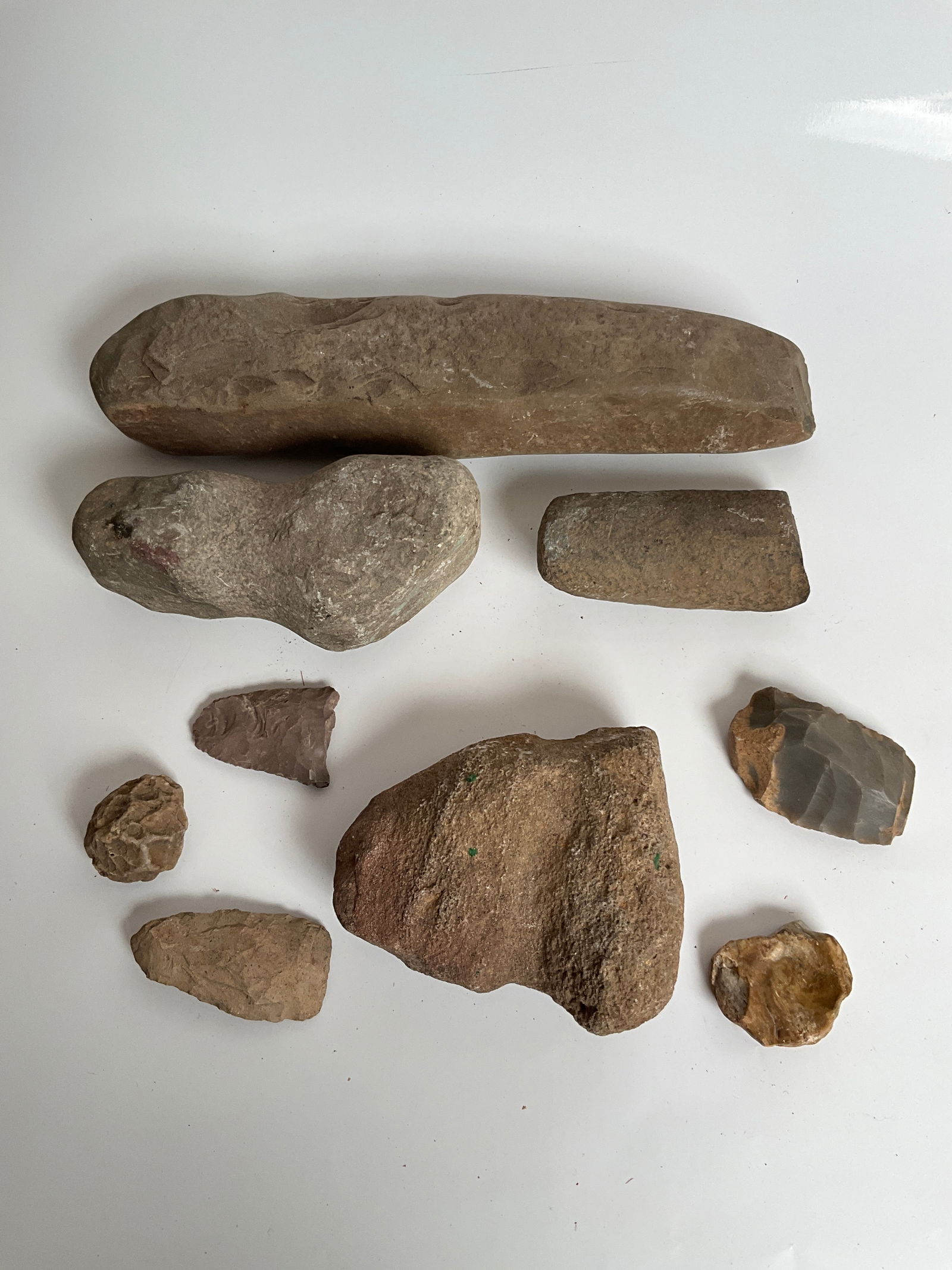 Lot of Native American Arrowheads and Misc. All from the Johnson Collection out of Bloomington Ind (1 of 5)