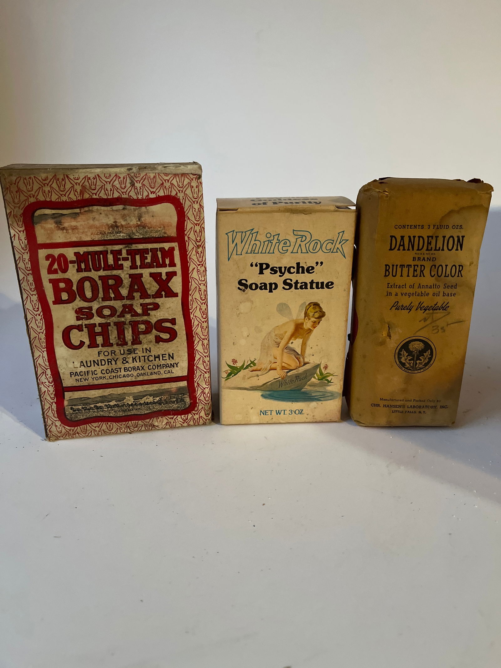 Lot of 3 General store items. 2 soap and one butter color. (1 of 4)