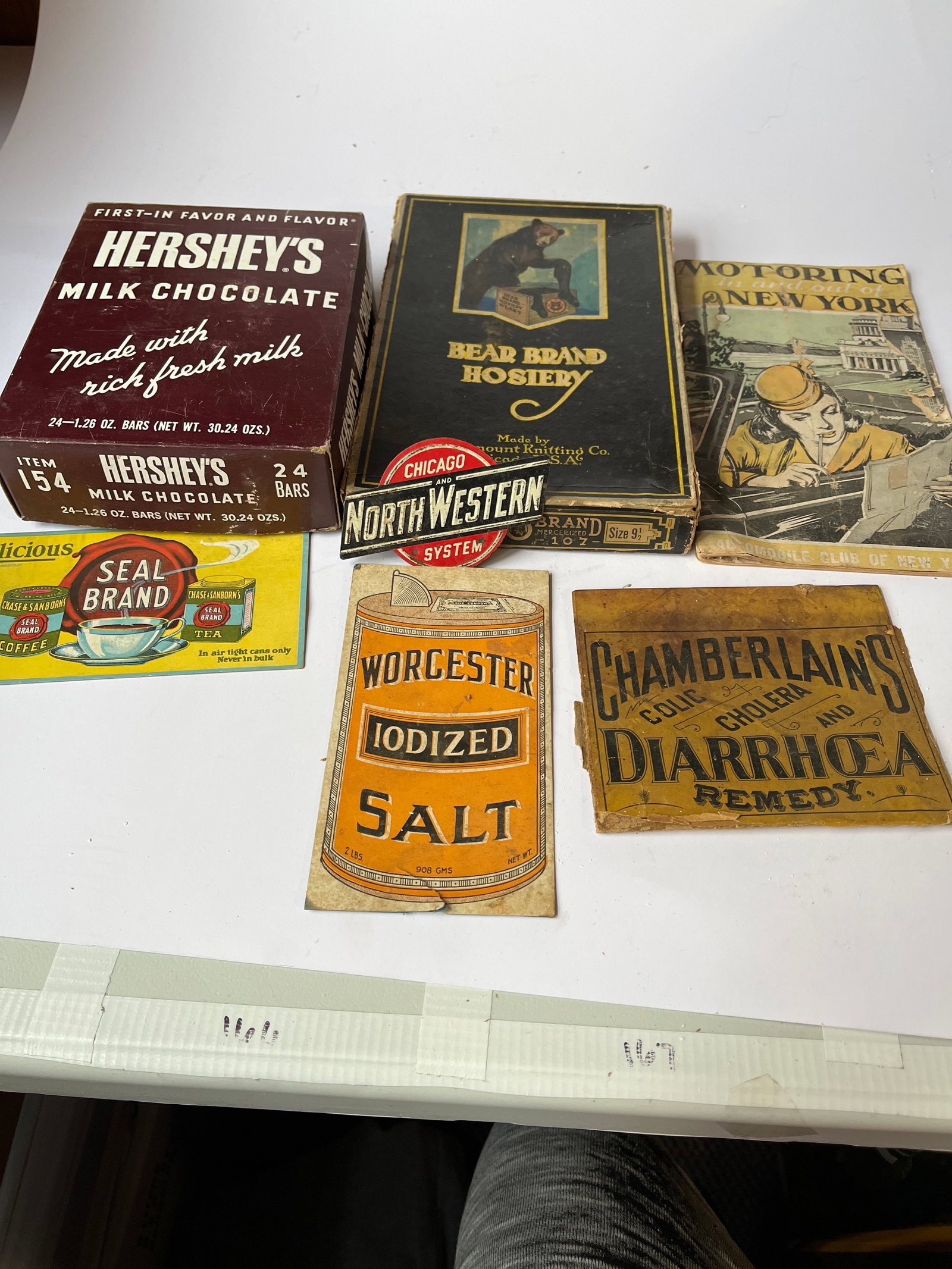 Lot Miscellaneous boxes and advertixing. (1 of 3)