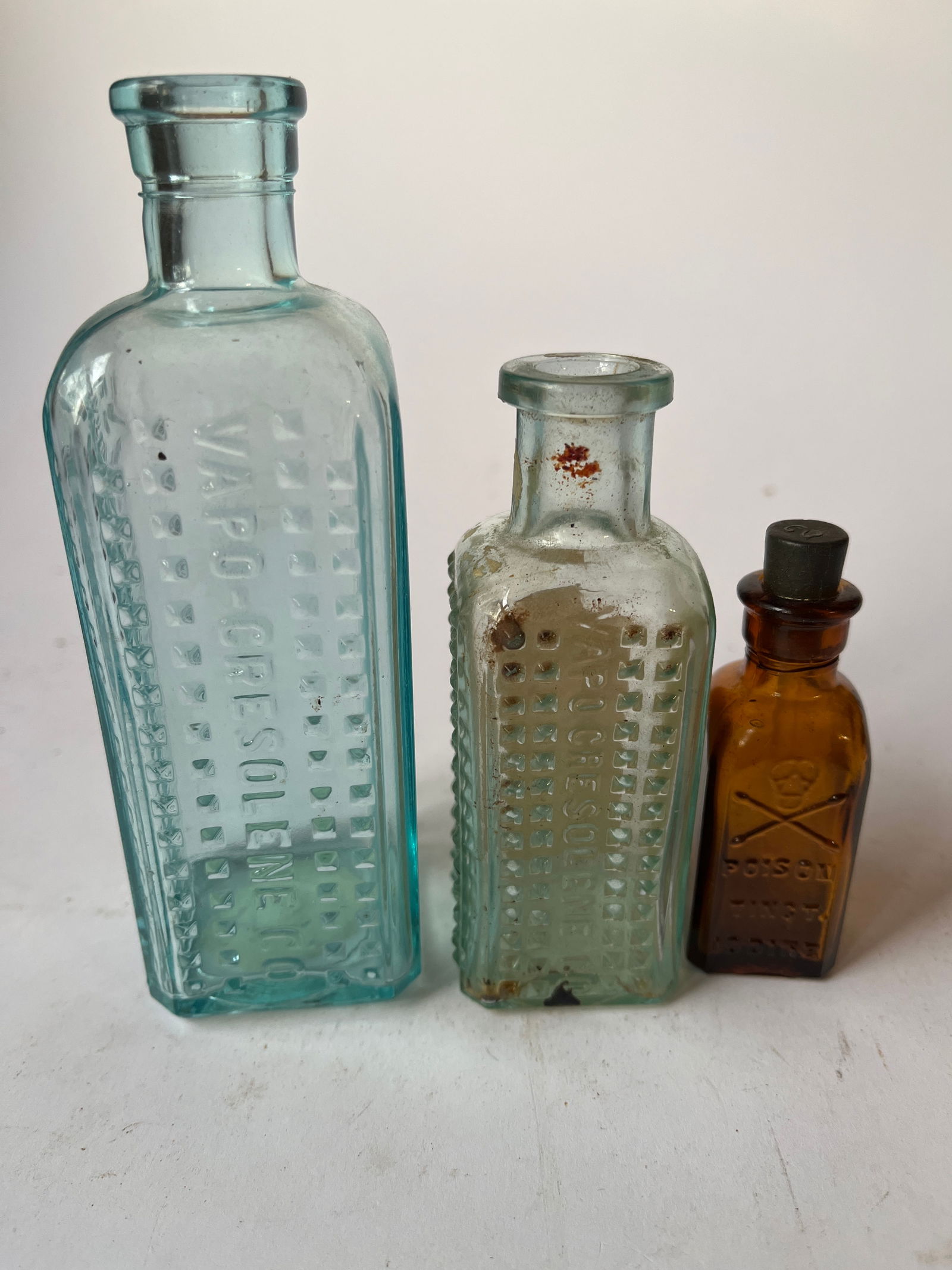 Lot of 3 poison bottles. (1 of 3)