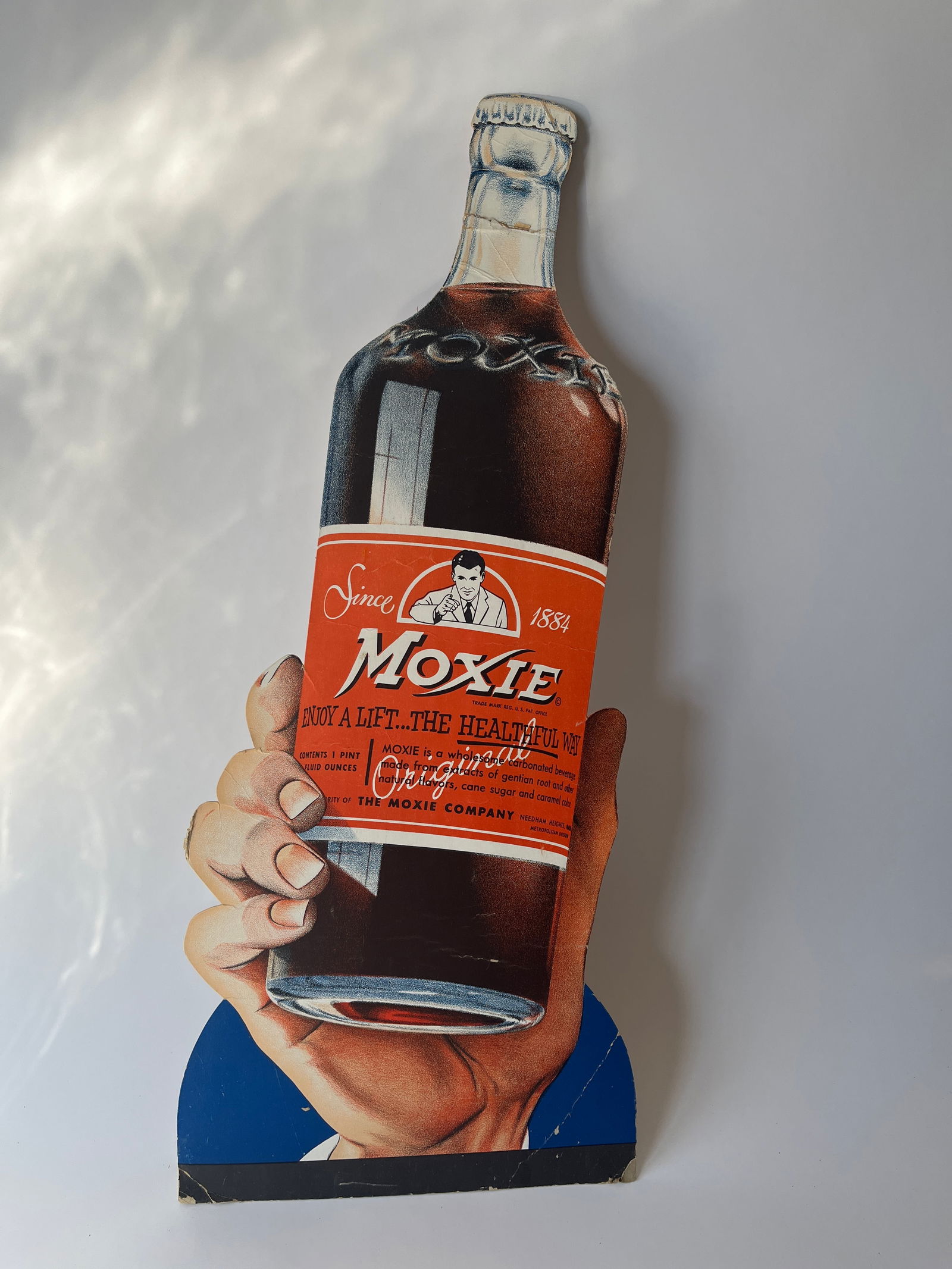 Moxie die cut cardboard stand up. 21" X 9". (1 of 4)