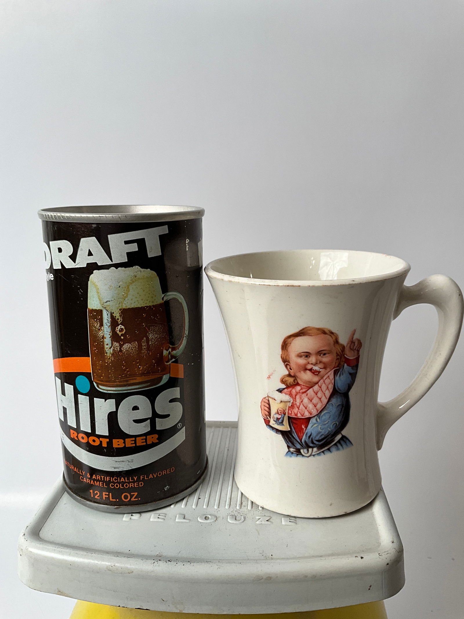Lot of Two- Hires Root Beer Can and Hires Root Beer Mug (1 of 6)