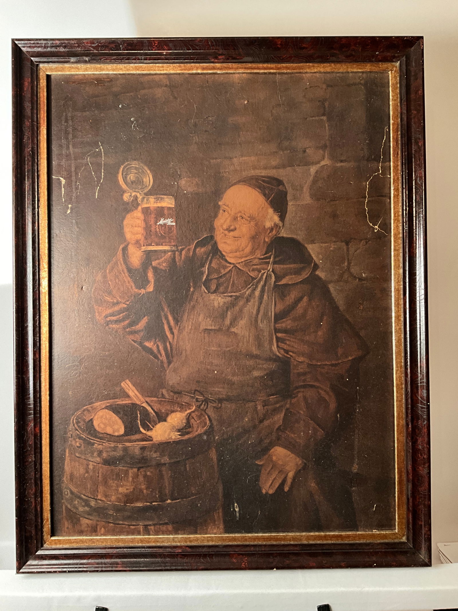 Large Brewrianna, Meister Brau, wall advertising sign (1 of 5)