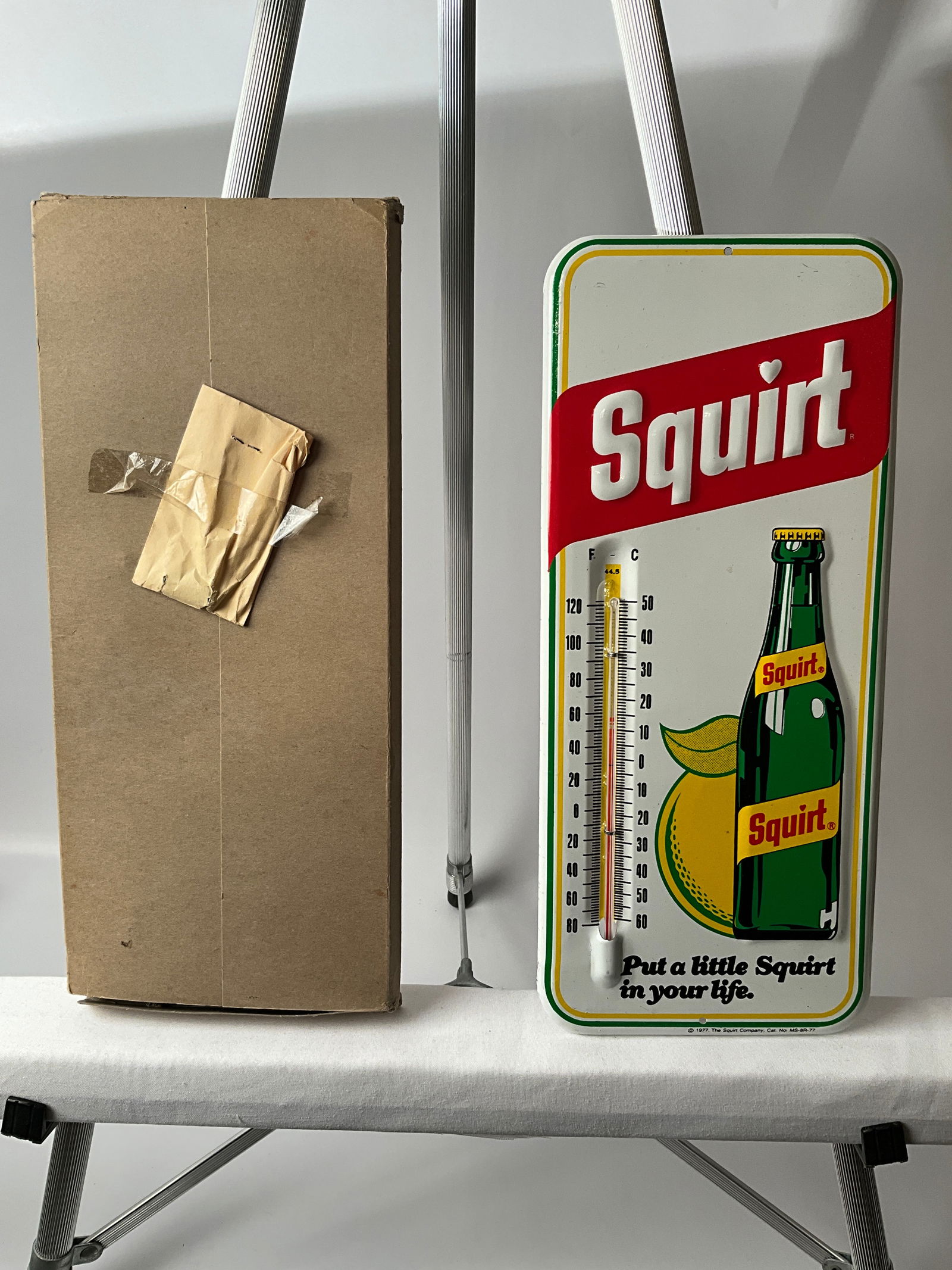 1977 Squirt Soda Pop Advertising Thermometer (1 of 6)