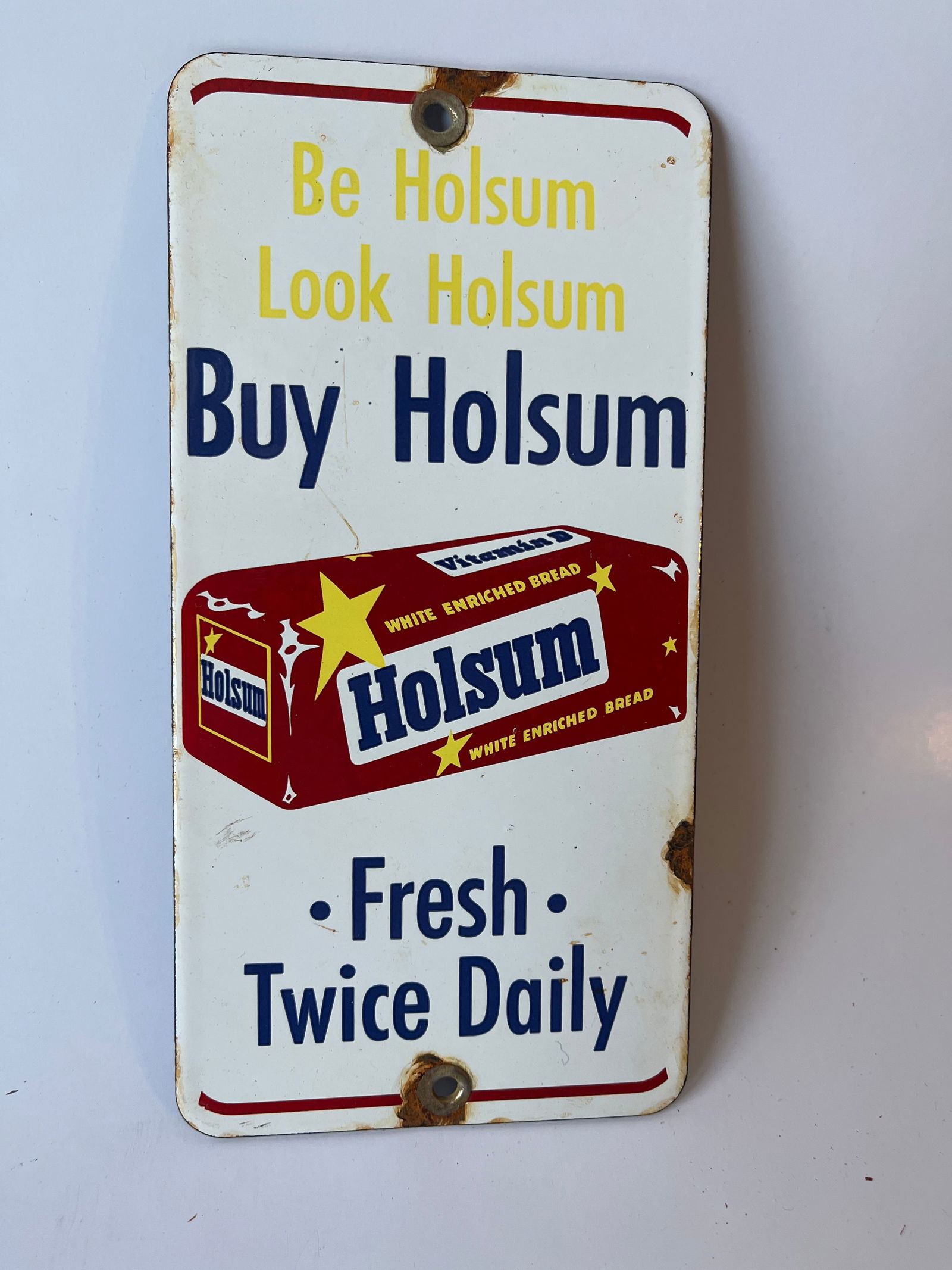 Buy Holsum Bread porcelain si.gn. 8" X 4" (1 of 3)